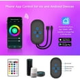 thumbnail image 2 of Segrass WiFi Led Strip Lights Compatible with Alexa,Google Home, 32.8ft RGB D Strips Light with Wifi Controller Music Sync Color Changing Rope lights for bedroom Party TV Home Decorative, 2 of 7