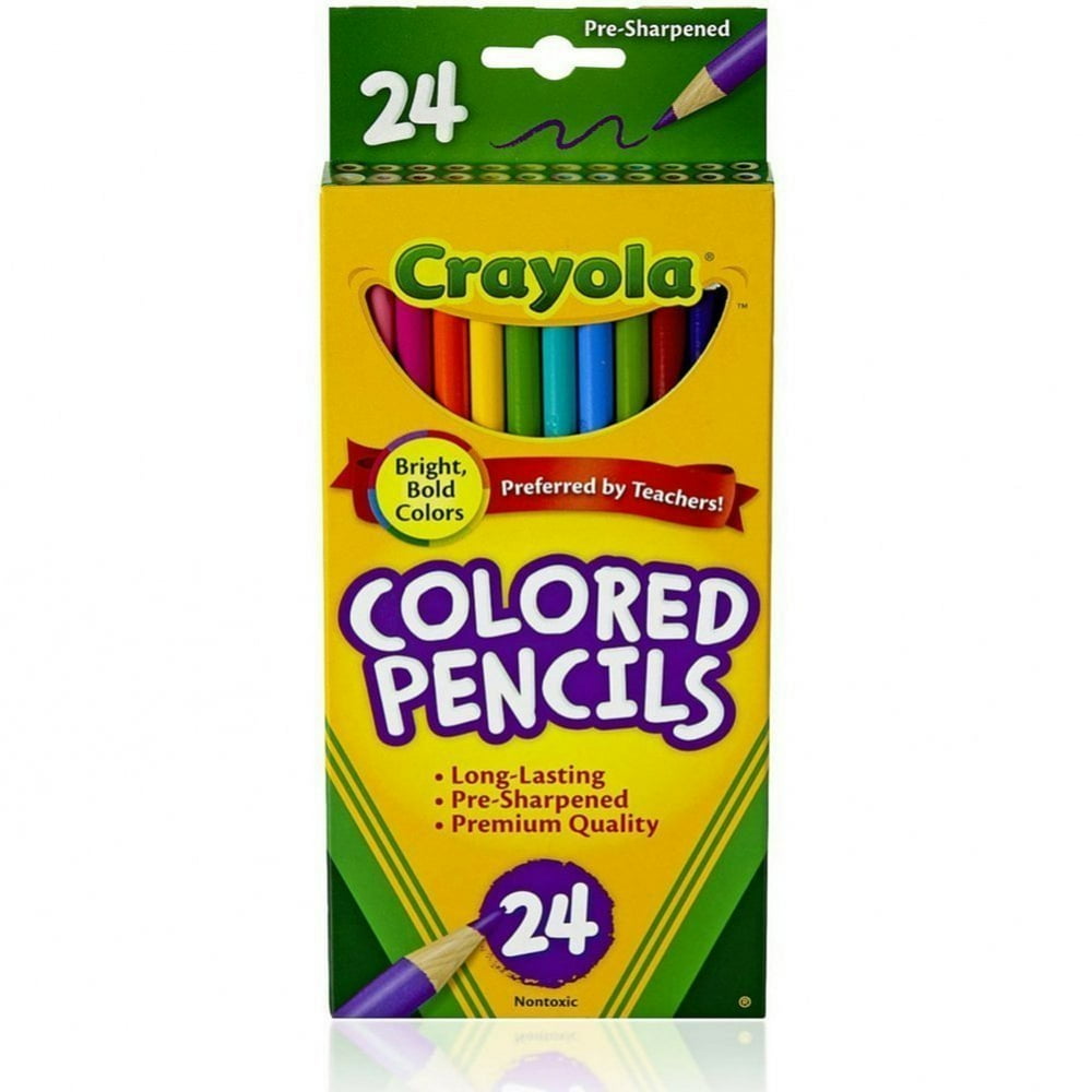 Buy Bulk Crayola Colored Pencils, Assorted Colors, 24 Count ( Case of