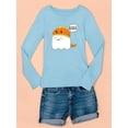 thumbnail image 3 of Boo. Cute Ghost In Costume Ii Long Sleeve Toddler -Image by Shutterstock,  3 Toddler, 3 of 4