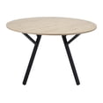 thumbnail image 2 of Mesa Comedor Redonda Mundo In Sibari Desayunador 120 cm Encino Moderno, 2 of 4