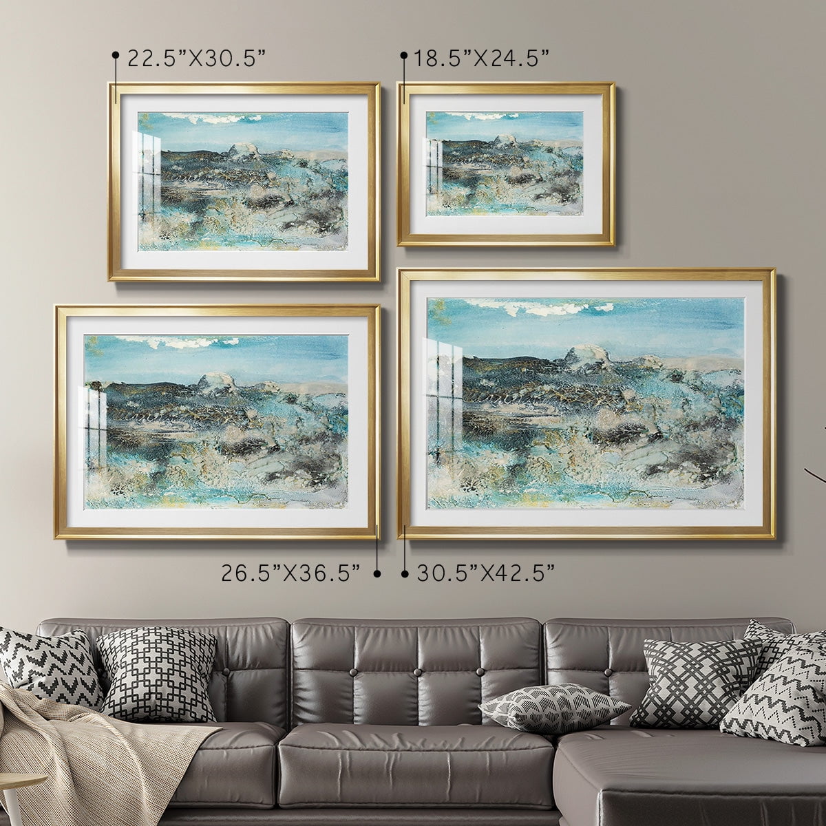 Pattern of Peace I Premium Framed Print - Ready to Hang