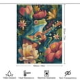 thumbnail image 2 of Cute Witch Frog Shower Curtains - Bath Shower Curtain Set with 12 Hooks for Adults Kids Bathroom Decor Accessories, 2 of 7