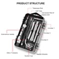 thumbnail image 4 of 115-In-1 Household Toolbox Set with 98 Bits Multifunctional Hardware Tools for Computer Clock Home Appliance Maintenance, 4 of 7