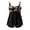 Black5, variant on Women Plus Size Swim Tops Plus Size Tankini Swim Top Swimwear With Supportive Underwire And Adjustable Straps Black1 XXXL