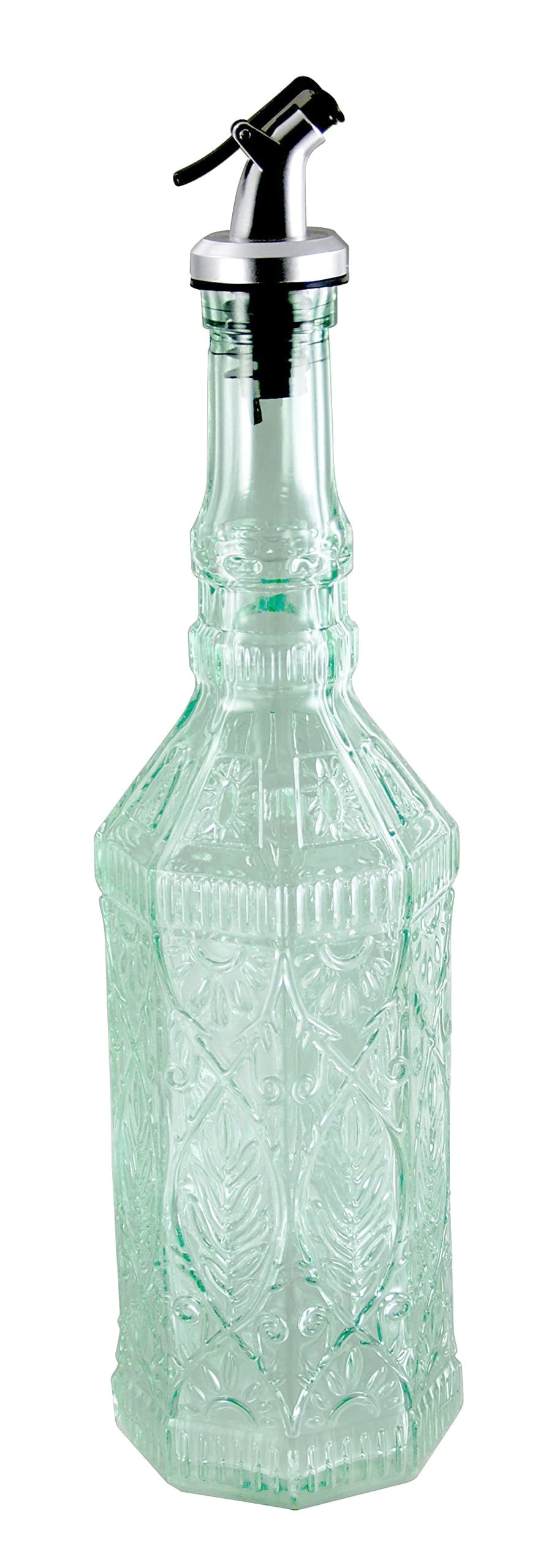 Grant Howard Athena Olives Hand Painted Glass Oil and Vinegar