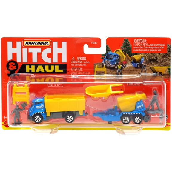 Matchbox Hitch & Haul MBX Construction Zone Diecast Vehicle