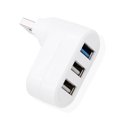 thumbnail image 1 of USB HUB USB3.0 Splitter Laptops Docking Station Extender Computer PC Mouse Phone Teléfono de carga Adaptador de transmisión Oficina Blanco Caja de plástico Inevent EL005770-03, 1 of 7