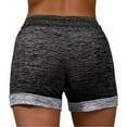 thumbnail image 4 of zbxnLI Women's Athletic Shorts Plus Size Running Shorts Drawstring Elastic Waist Casual Shorts with Pockets, 4 of 7