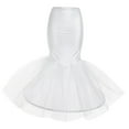 thumbnail image 6 of PTOOTP White Bridal Dress Underskirt Polyester Petticoat with Elastic Waistband, 6 of 8