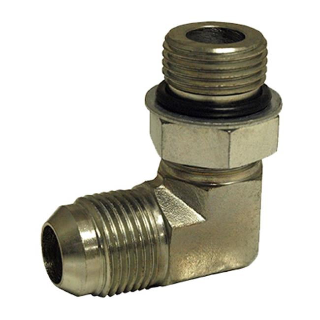Apache 39039264 0.12 in. Male JIC x 0.12 in. Male O-Ring Boss Hydraulic Adapter