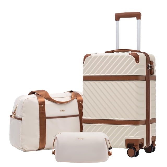 Set de equipaje Coolife PC Hardshell con ruedas TSA Lock Spinner