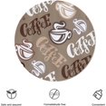 thumbnail image 5 of Coffee Time Tablecloth Round 60 Inch Waterproof Wipeable for Dining Room Party Banquet Kitchen Dining Indoor Outdoor Farmhouse Decor, 5 of 5