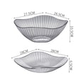 thumbnail image 5 of Joernso Transparent Fruit Plate Wide Mouth PET Parties Table Candy Bowl for Living Room, 5 of 8
