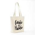 thumbnail image 7 of CafePress - Cardio Is Hardio Tote Bag - Unisex Canvas Tote Bag, Beige, 1-Piece, 7 of 7