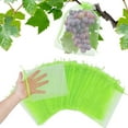thumbnail image 5 of TOPRenddon 100-Pack Fruit Protection Bags 10x12cm – Organza Mesh Netting for Grapes, Strawberries, Berries – Bird/Insect Proof Drawstring Garden Bags with Dual Ties, 5 of 9