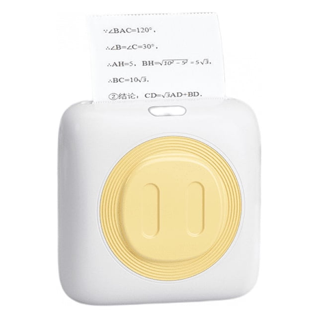 Wireless BT Thermal Printer Picture Photo Label Memo Receipt Paper Printer with USB Cable Support for Android iOS Smartphone Windows