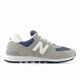 thumbnail image 2 of New Balance 574 GWH U574GWH GRAY Width D Men's Women's Lifestyle Shoes, 2 of 6