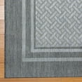 thumbnail image 6 of Gertmenian Paseo Soroa Modern Border Black White Outdoor Area Rug, 8x10, 6 of 6