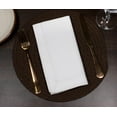 thumbnail image 3 of PurpleEssences 12 Hemstitch Cotton Dinner Napkins - Soft, Durable, Washable | 18x18 - White, 3 of 7