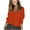Orange, variant on UAMVSH Lace V Neck Fall Sweaters for Women Plus Size Lightweight Long Sleeve Knitted Trendy Pullover Sweater Loose Fit Tops(5X-Large,White)