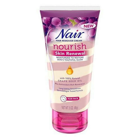 Nair Hair Remover Cream Nourish Skin Renewal For Face 3 Oz