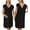 Black, variant on Labor and Delivery Gown for Hospital Maternity Nursing Nightgown Sleepwear for Breastfeeding V Neck Nightshirt Sleeping Dress