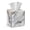 White Gray Marble, variant on COEQINE PU Leather Square Tissue Box Cover, Snap Closure for Easy Refill & Storage, Universal Decorative Tissue Holder for Home Bedroom Car Office Desk, White Gray Marble