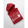 thumbnail image 3 of Quote I'm Just Here For The Boos Women Hoodie, Female Large, 3 of 4
