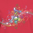 thumbnail image 3 of CafePress - Music In The Air Women's Dark T Shirt - Women's Traditional Fit Dark T-Shirt, 3 of 4