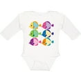 thumbnail image 3 of Inktastic Tropical Fish Lover Gift Girls Long Sleeve Baby Bodysuit, 3 of 5
