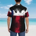 thumbnail image 5 of Cactus Mens Hawaiian Shirt Short Sleeve Casual Button Up Tropical Summer Beach Shirt, 5 of 9
