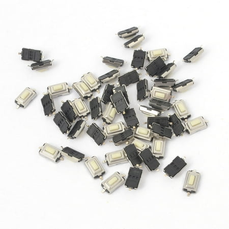 55Pcs Momentary Tact Tactile Push Button Switch 3x6x2.5mm 2-Terminals