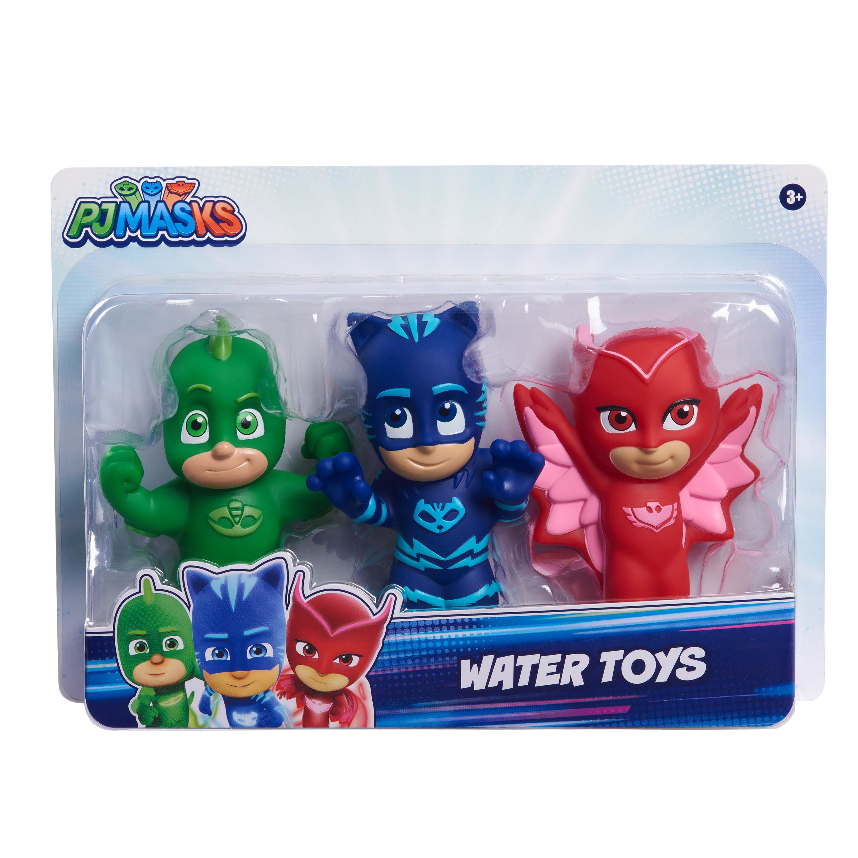Buy PJ Masks Bath Toy Set, Includes Catboy, Gekko, and Owlette Water
