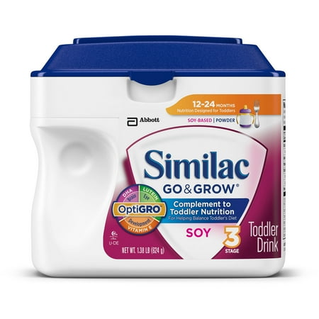 UPC 070074508382 product image for Similac Go & Grow Soy Based Toddler Drink with Iron Powder, 1.37lb container | upcitemdb.com