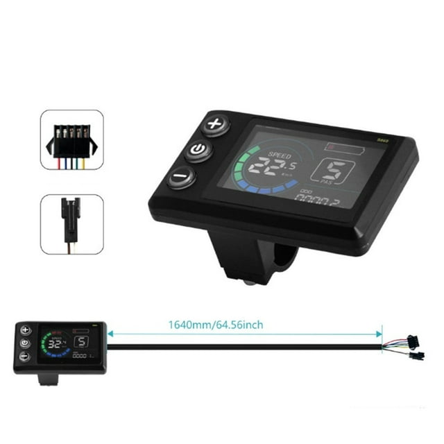 User Friendly S869 LCD Display for Enhanced Functionality on For Electric Bicycles and Scooters in All Weather Conditions