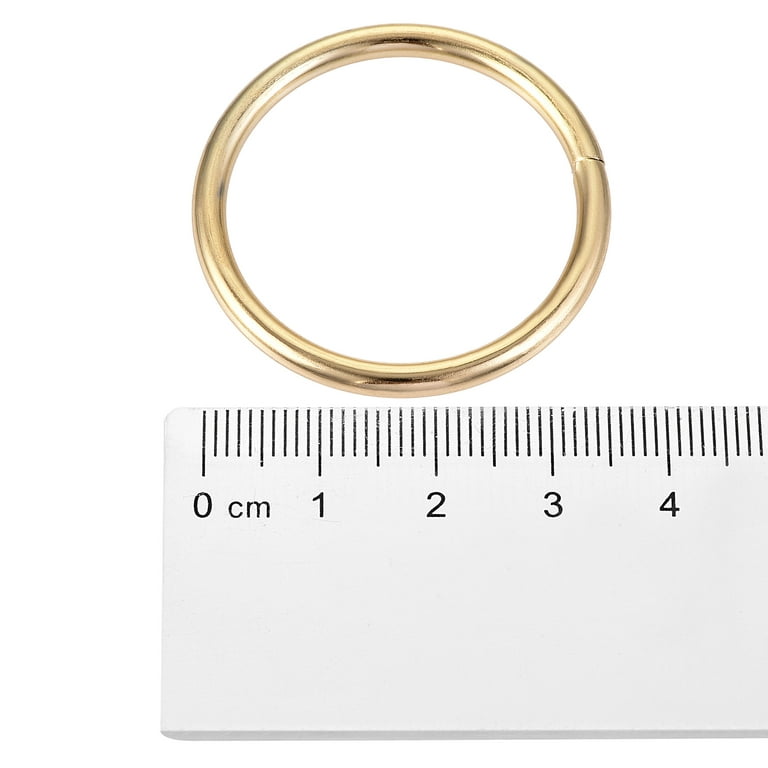 Metal O Rings, 8 Pack 30mm(1.18) ID 3mm Thickness Multi-Purpose