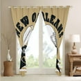 thumbnail image 3 of Football City Curtains & Drapes Football Lovers Sports Game 30%-50% Blackout Curtains, Rugby Sports Decor Curtains, American Football Cool Sports Window Curtains 38''Wx54''L (New Orleans), 3 of 6