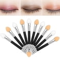 thumbnail image 5 of Eyeshadow Sponge Brushes,Dual Sided Eyeshadow Sponge Tip Brushes, 10pcs Double Ended Disposable Eye Shadow Sponge Applicators Make Up Brush, 5 of 5