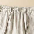 thumbnail image 4 of HomeGardon Womens Linen Shorts Shorts for Women,Womens Summer Solid Color Leisure Pocket Casual Elastic Waist Cotton and Linen Shorts Half Shorts,M-XXL, 4 of 7