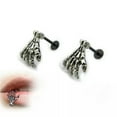 thumbnail image 3 of GKNET Women Skull Hand Lip Piercing Delicate Jewelry Punk Piercing Skeleton Lip L, 3 of 9