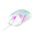 thumbnail image 1 of D011 Mouse Honeycomb Shell Programmable Key 7200DPI 125-1000Hz High Responsivity Gaming Mouse for Gaming - White, 1 of 5