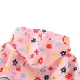 thumbnail image 6 of Kids Baby Toddler Girls Cartoon Spring Outerwear Windbreaker Zipper Hooded Jackets Coat 3-8 Years, 6 of 10