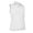White, variant on Monterey Club Women's Sleeveless Solid Texture Golf Polo Shirt #4141