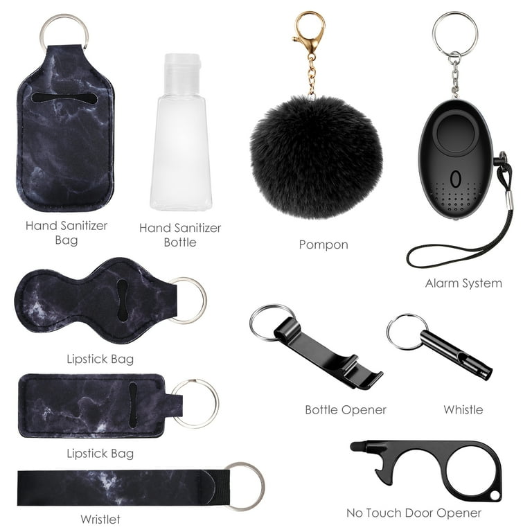 Premium Black Halloween Safety Keychain Set – Peachy Safety
