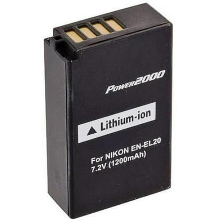 Power2000 EN-EL20 Replacement Battery for Nikon 1 J1 1 J2 1 J3 A 1 S1 1 AW1
