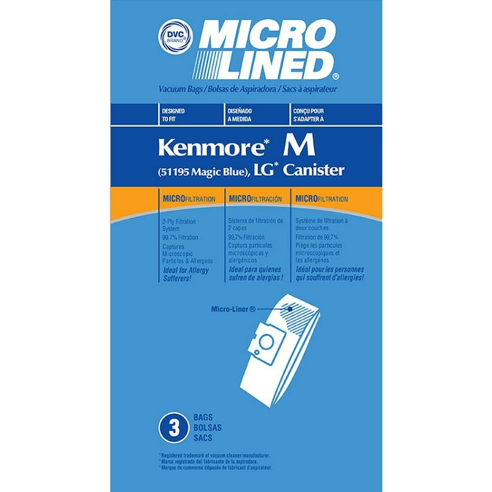 Kenmore Vacuum Bags Style M Magic Blue 51195