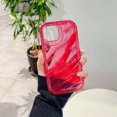thumbnail image 3 of Funda de lujo con patrón de ondas de agua para iPhone 11 15 16 Pro Max Funda para iPhone 14 13 12 Pro Max XR 7 8 16 Plus X Xs SE 6s Funda de silicona, 3 of 5