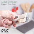 thumbnail image 3 of HAHDAXIA 10 Pc Bag Clips with Magnet- Food Clips, Chip Clips, Bag Clips for Food Storage with Air Tight Seal Grip for Bread Bags, Snack Bags and Food Bags (Mint and Grey), 3 of 6