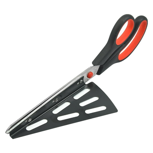 Oefntac Pizza Scissors Kitchen Scissors Removable Stainless Steel Pizza Scissors