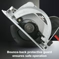 thumbnail image 3 of Generic 21V 5-Inch Brushless Cordless Circular Saw with Dual Batteries, Charger, and Blade - Adjustable Bevel Angle, Depth Cut, and Lock-Off Trigger for Enhanced Safety and Efficiency, 3 of 6